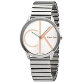 Calvin Klein Minimal Silver Dial Men's Watch #K3M21BZ6 - Watches of America