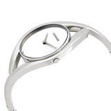 Calvin Klein Party Medium Silver Dial Bangle Ladies Watch #K8U2M116 - Watches of America #2