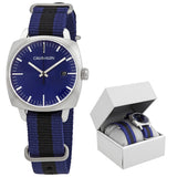 Calvin Klein Quartz Blue Dial Watch #K9N111UN - Watches of America