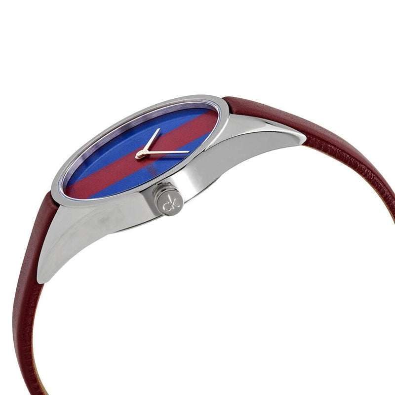 Calvin Klein Rebel Burgund and Blue Dial Ladies Watch #K8P231UN - Watches of America #2