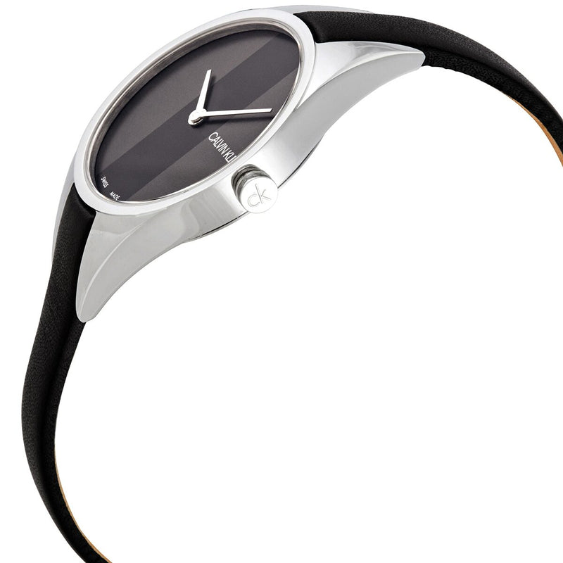 Calvin Klein Rebel Quartz Black Dial Ladies Watch #K8P231C1 - Watches of America #2