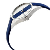 Calvin Klein Rebel Quartz Silver and Blue Dial Ladies Watch #K8P231V6 - Watches of America #2