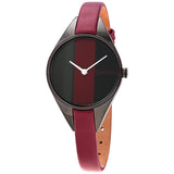 Calvin Klein Rebel Red and Black Dial Ladies Watch #K8P237U1 - Watches of America