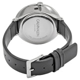 Calvin Klein Rise Quartz Silver and Black Dial Ladies Watch #K7A231C1 - Watches of America #3