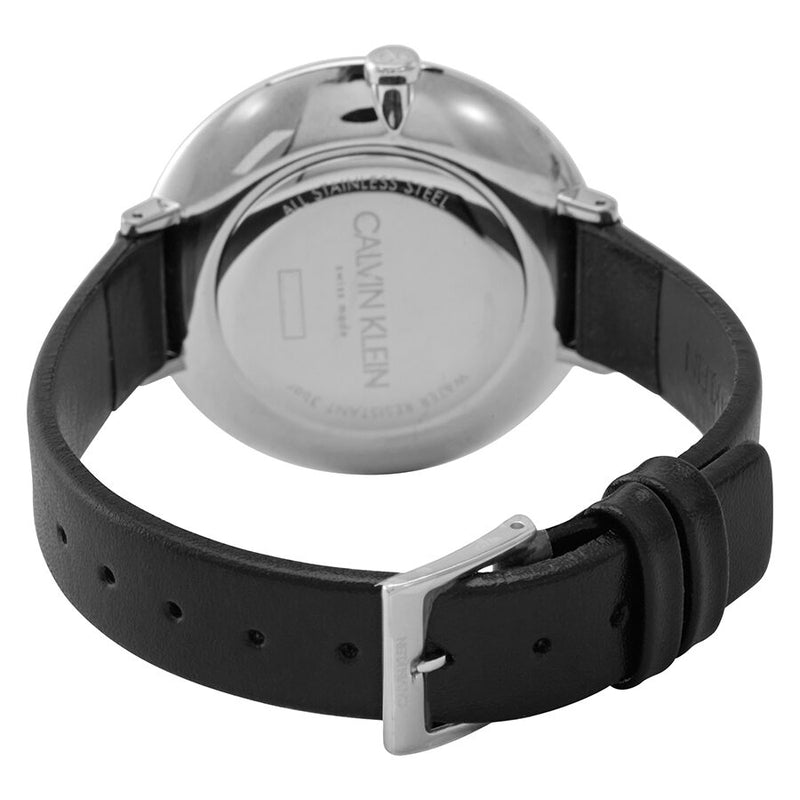 Calvin Klein Rise Quartz White and Black Dial Ladies Watch #K7A231C3 - Watches of America #3