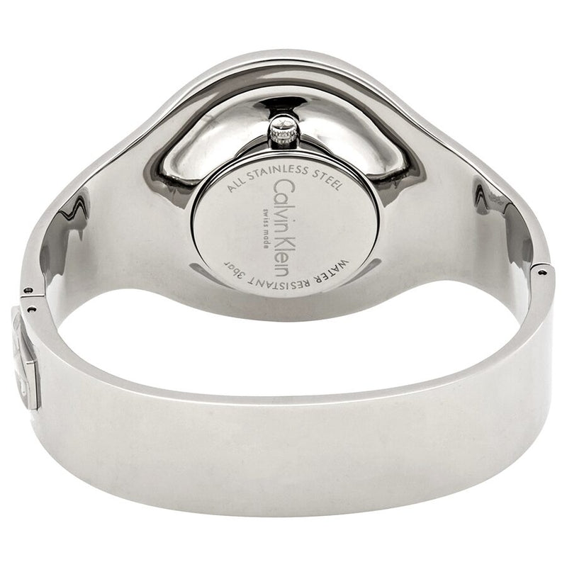 Calvin Klein Seamless White Dial Small Bangle Ladies Watch #K8C2S116 - Watches of America #3