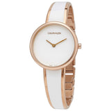 Calvin Klein Seduce Quartz White Dial Ladies Watch #K4E2N616 - Watches of America