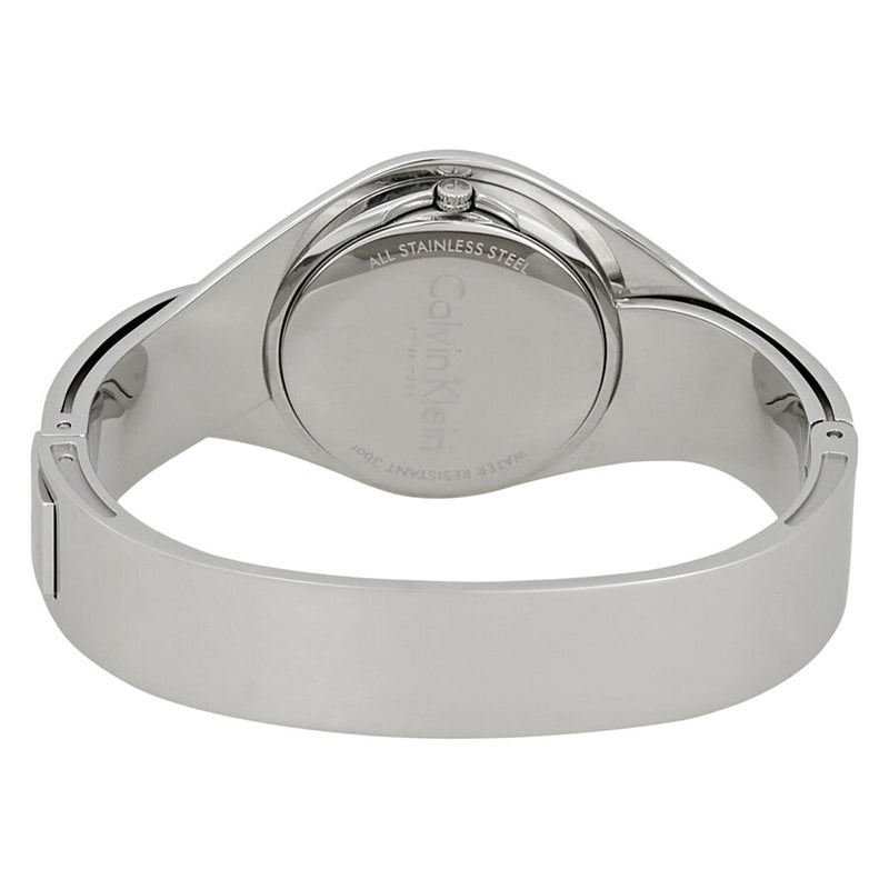 Calvin Klein Senses Silver Dial Ladies Medium Bangle Watch #K5N2M126 - Watches of America #3