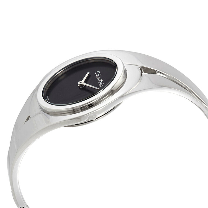 Calvin Klein Sensual Black Dial Ladies Medium Watch #K8E2M111 - Watches of America #2