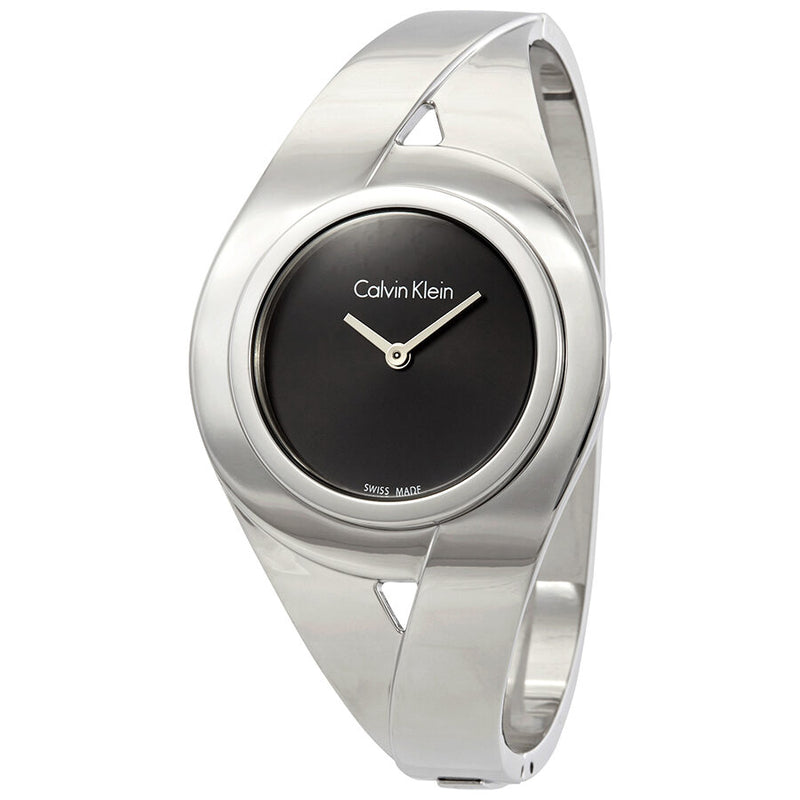 Calvin Klein Sensual Black Dial Ladies Medium Watch #K8E2M111 - Watches of America