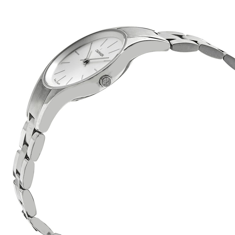 Calvin Klein Simplicity Quartz Silver Dial Ladies Watch #K4323185 - Watches of America #2