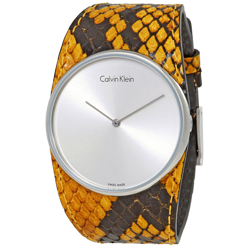 Calvin Klein Spellbound Silver Dial Ladies Watch #K5V231Z6 - Watches of America