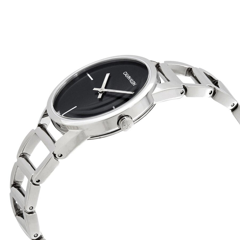 Calvin Klein Stately Quartz Black Dial Ladies Watch #K3G23121 - Watches of America #2
