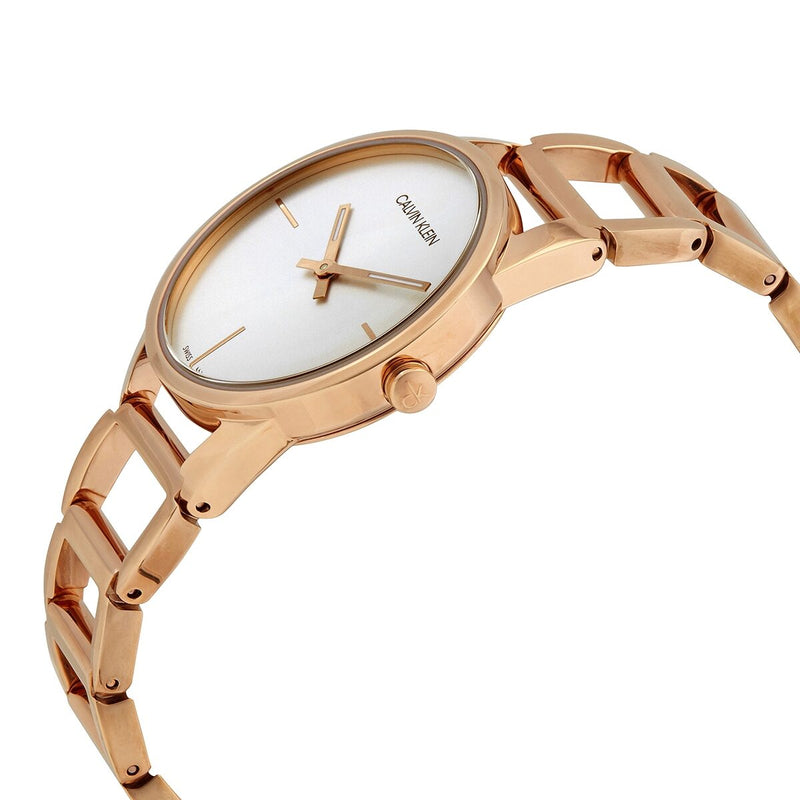 Calvin Klein Stately Quartz Silver Dial Ladies Watch #K3G23626 - Watches of America #2