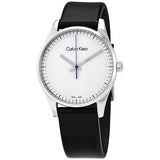 Calvin Klein Steadfast Silver Dial Men's Watch #K8S211C6 - Watches of America