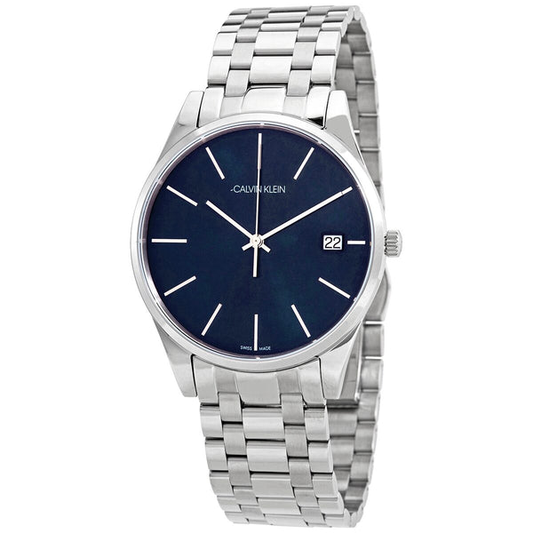 Calvin Klein Time Quartz Blue Dial Men's Watch #K4N2114N - Watches of America