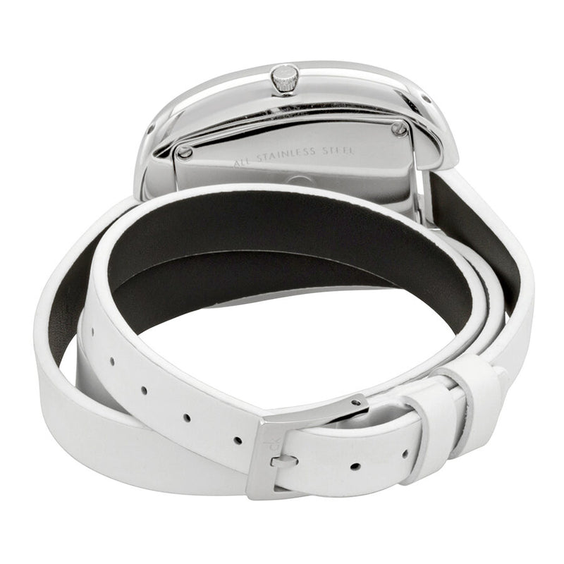 Calvin Klein Treasure Silver Dial Ladies Watch #K2E23120 - Watches of America #3