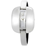 Calvin Klein Treasure White Dial Ladies Watch #K2E23126 - Watches of America