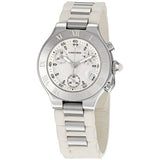 Cartier 21 Chronoscaph Silver Dial Unisex Watch #W10197U2 - Watches of America