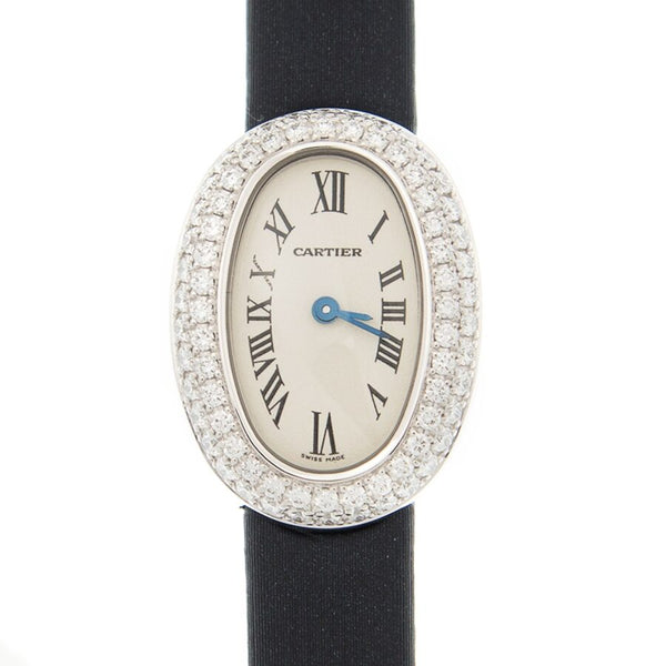 Cartier Baignoire Diamond White Dial Unisex Watch #WB509531 - Watches of America #2