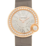 Cartier Ballon Blanc De Cartier Quartz Diamond Silver Dial Ladies Watch #WJBL0006 - Watches of America