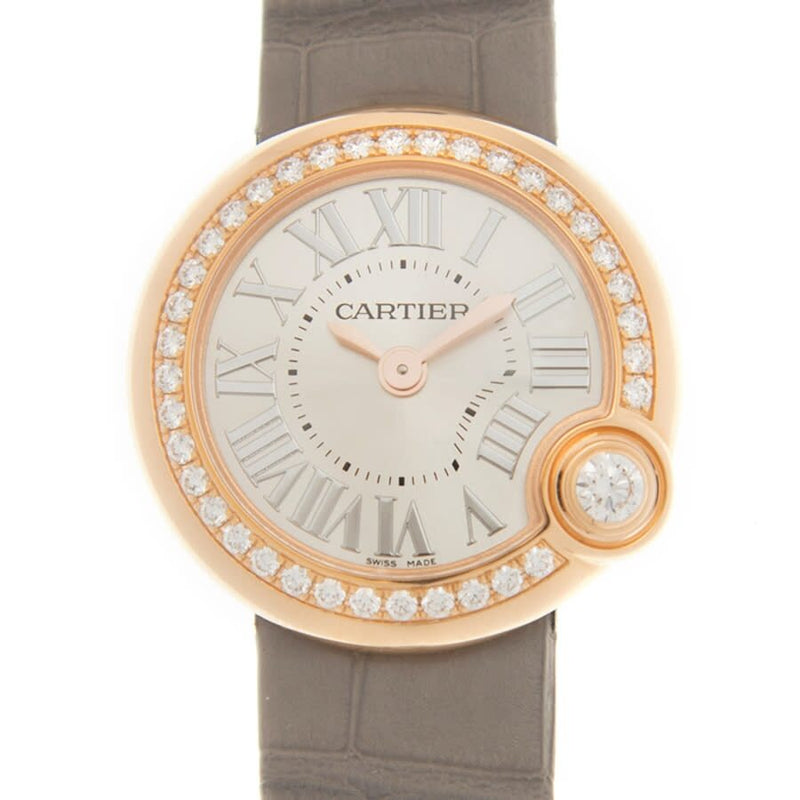 Cartier Ballon Blanc De Cartier Quartz Diamond Silver Dial Ladies Watch #WJBL0006 - Watches of America #2