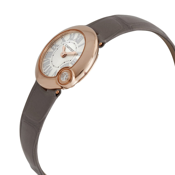 Cartier Ballon Blanc De Cartier Quartz Silver Dial 18kt Rose Gold Ladies Watch #WGBL0004 - Watches of America #2