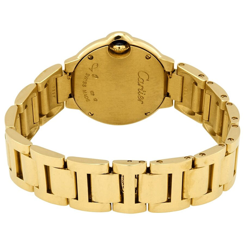 Cartier Ballon Bleu 18K Yellow Gold Diamond Ladies Watch #WE9001Z3 - Watches of America #3