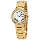 Cartier Ballon Bleu 18K Yellow Gold Diamond Ladies Watch #WE9001Z3 - Watches of America