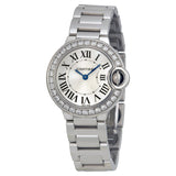 Cartier Ballon Bleu 18kt White Gold Ladies Watch #WE9003Z3 - Watches of America