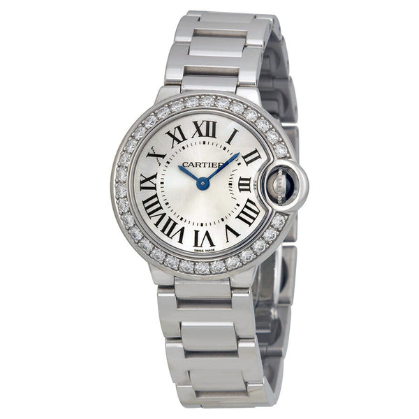 Cartier Ballon Bleu 18kt White Gold Ladies Watch #WE9003Z3 - Watches of America