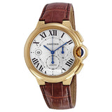Cartier Ballon Bleu 18kt Yellow Gold Case Chronograph Men's Watch #W6920007 - Watches of America