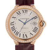 Cartier BALLON BLEU Automatic Diamond White Dial Watch #WJBB0035 - Watches of America #2