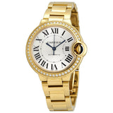 Cartier Ballon Bleu Automatic 18kt Yellow Gold Ladies Watch #WJBB0042 - Watches of America