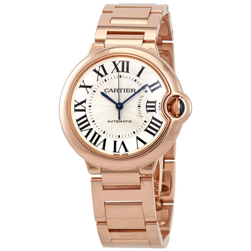 Cartier Ballon Bleu 18kt Rose Gold Automatic Ladies Watch #WGBB0008 - Watches of America