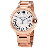 Cartier Ballon Bleu Automatic Men's 18kt Rose Gold Watch #WGBB0016 - Watches of America