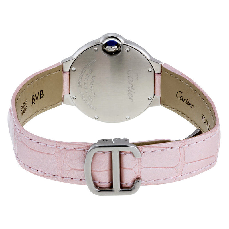 Cartier Ballon Bleu Automatic Pink Dial Ladies Watch #WSBB0002 - Watches of America #3