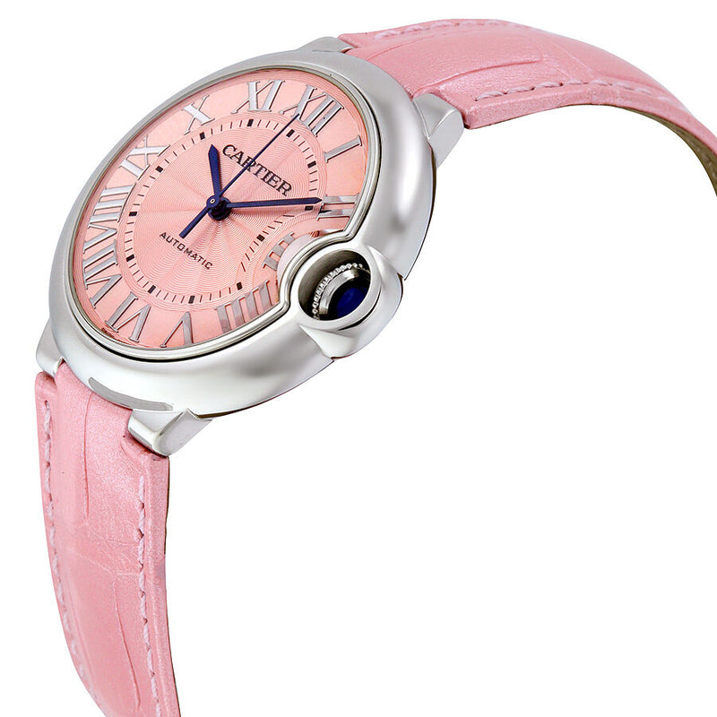 Cartier Ballon Bleu Automatic Pink Dial Ladies Watch #WSBB0007 - Watches of America #2