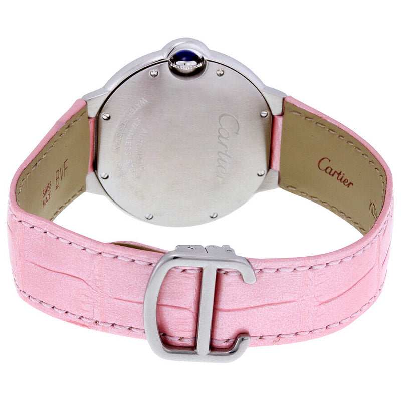 Cartier Ballon Bleu Automatic Pink Dial Ladies Watch #WSBB0007 - Watches of America #3