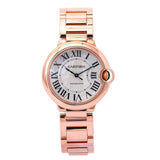Cartier Ballon Bleu Automatic Silver Dial Ladies Watch #3003 - Watches of America