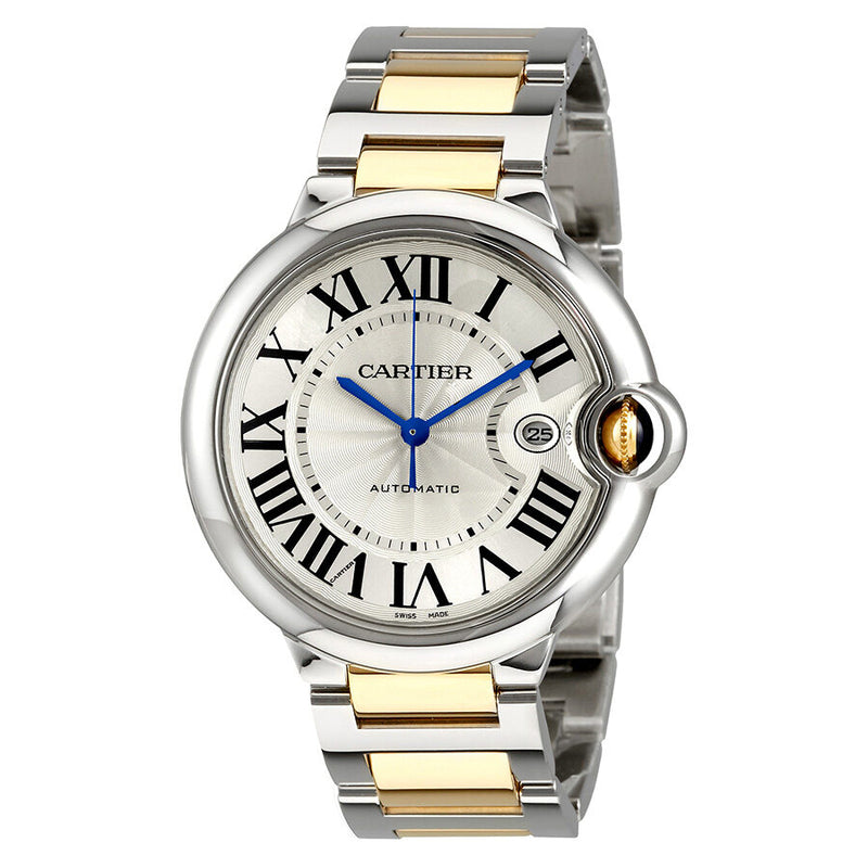 Cartier Ballon Bleu Automatic Silver Dial Men's Watch #W2BB0022 - Watches of America