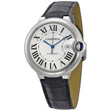 Cartier Ballon Bleu Automatic Silver Dial Men's Watch #W69016Z4 - Watches of America