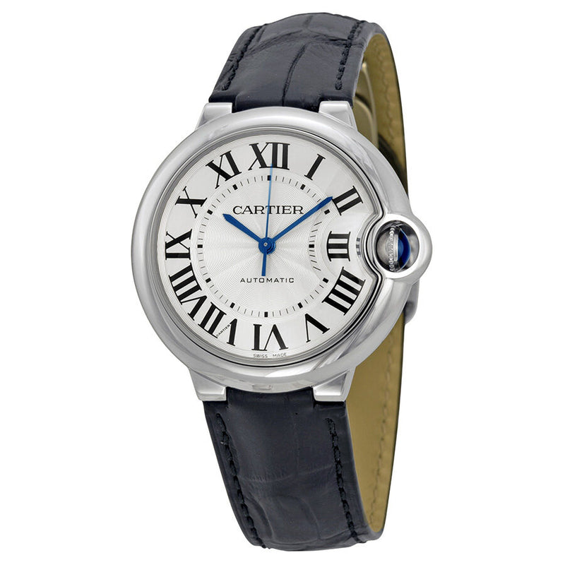 Cartier Ballon Bleu Automatic Silver Dial Ladies Watch #W69017Z4 - Watches of America