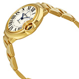 Cartier Ballon Bleu de Cartier 18k Yellow Gold Silvered Opaline Dial Ladies Watch #WGBB0005 - Watches of America #2