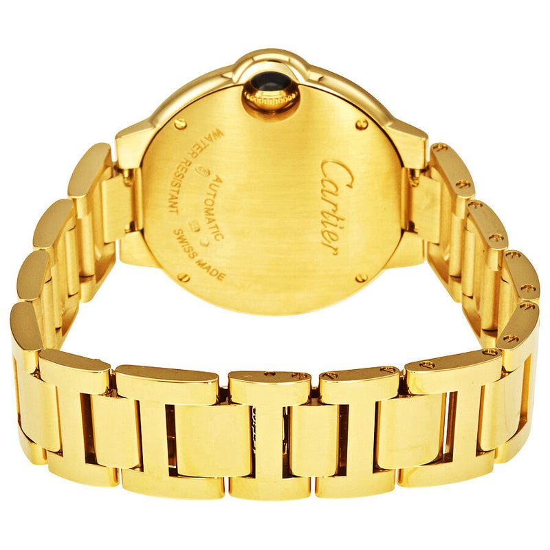 Cartier Ballon Bleu de Cartier 18k Yellow Gold Silvered Opaline Dial Ladies Watch #WGBB0005 - Watches of America #3