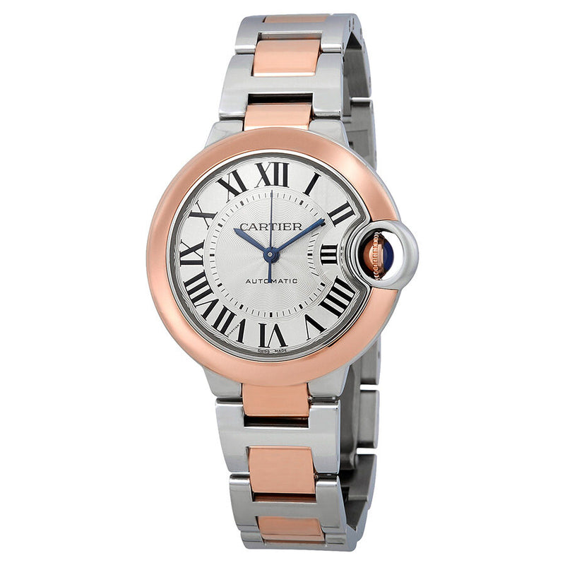 Cartier Ballon Bleu De Cartier Automatic Silver Dial Ladies Watch #W2BB0023 - Watches of America