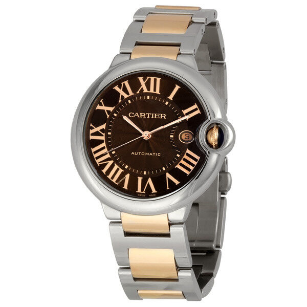Cartier Ballon Bleu de Cartier Gold and Steel Large Watch #W6920032 - Watches of America