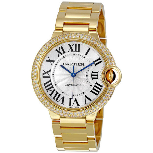 Cartier Ballon Bleu de Cartier Medium 18k Yellow Gold Watch #WE9004Z3 - Watches of America