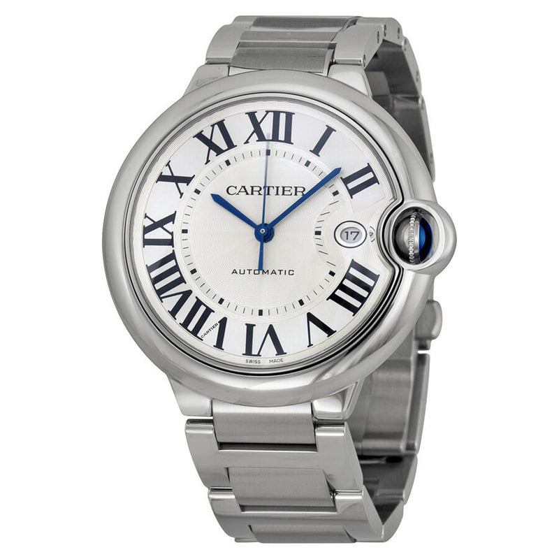 Cartier Ballon Bleu de Cartier Silver Opaline Dial Automatic Men's Watch #W69012Z4 - Watches of America