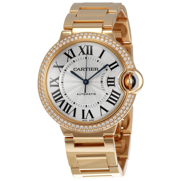 Cartier Ballon Bleu Medium 18kt Rose Gold Watch #WE9005Z3 - Watches of America
